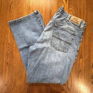 Vintage LL Bean Blue Standard Fit Straight Leg Denim Jeans Men's 36x30